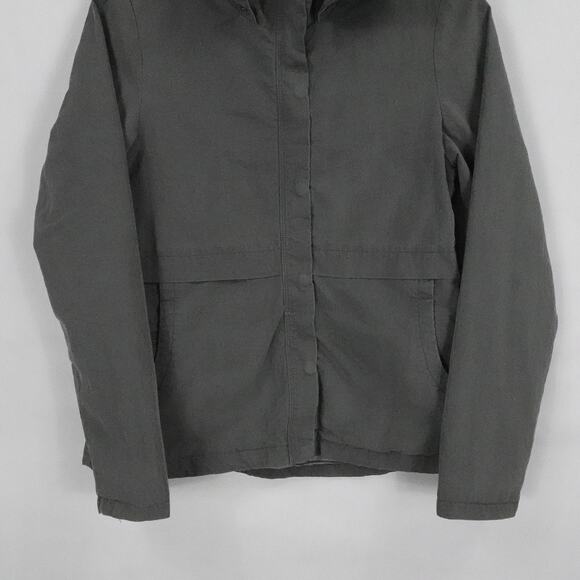Toad&Co Swingout Jacket‎ Mens Medium Gray Hooded Full Zip Windbreaker Outdoors - Picture 5 of 14